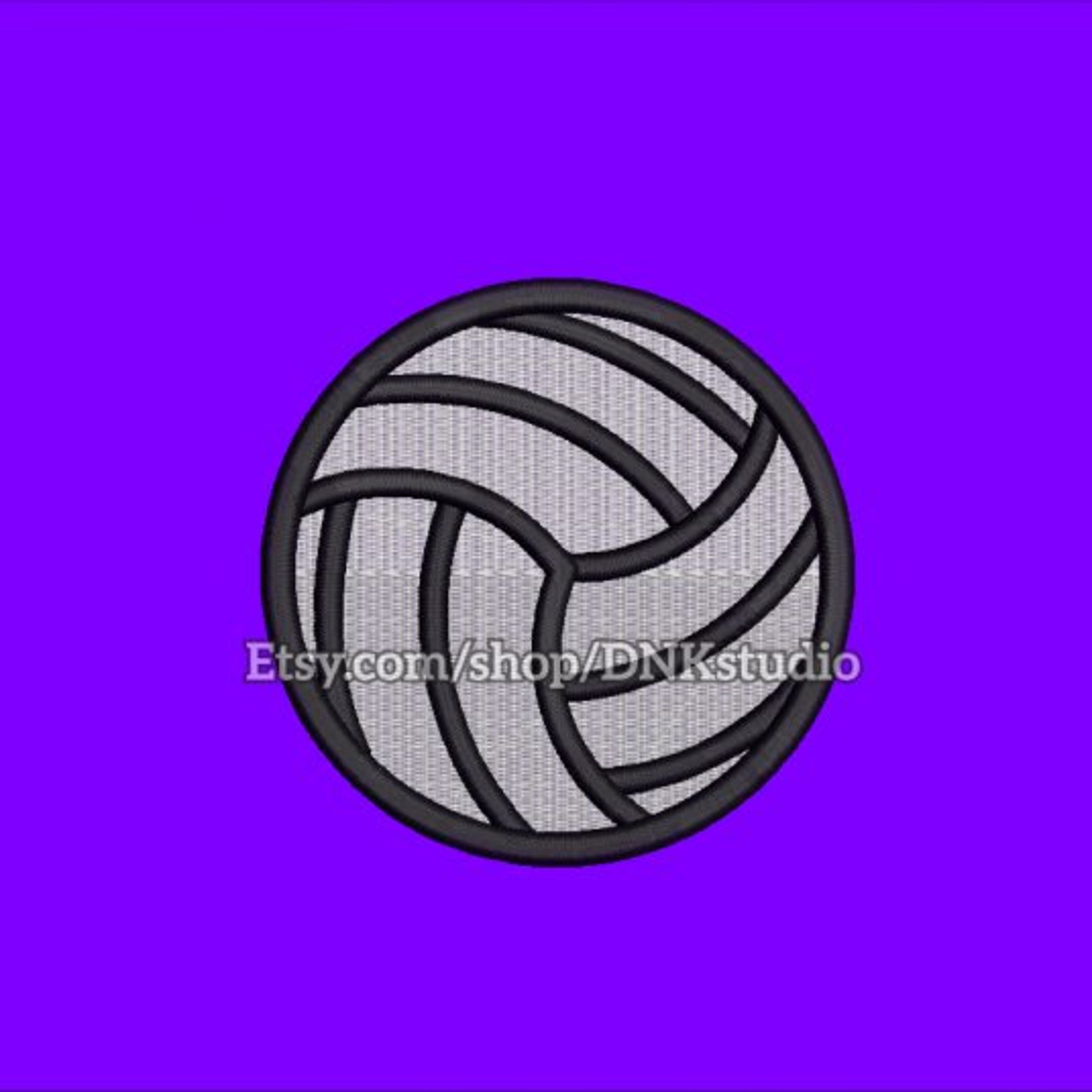 Volleyball Embroidery Design 5 Sizes INSTANT DOWNLOAD Etsy