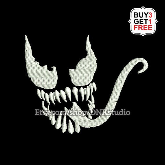 Venom Spiderman Embroidery Design 6 Sizes INSTANT DOWNLOAD | Etsy