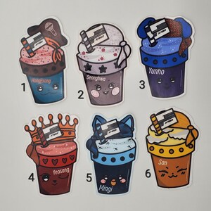Ateez Kawaii Stickers