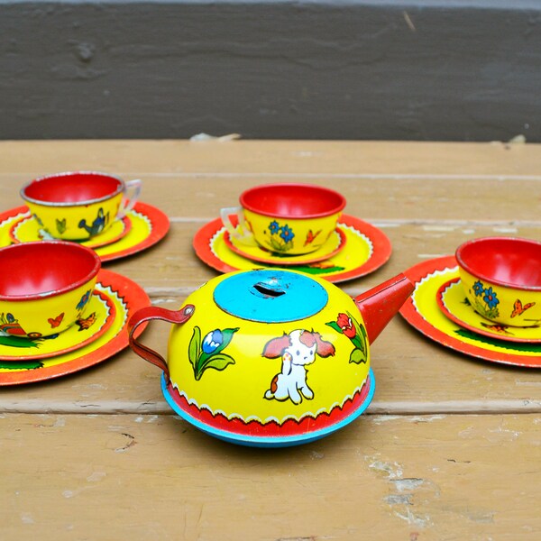 Toy Tea Set Etsy