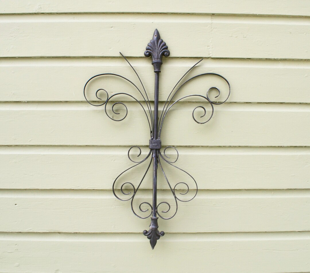 Beautiful Iron Wall Art, Rustic Wrought Iron Wall and Garden Art