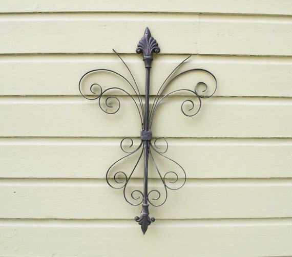 Rod Iron Rustic Look Rustic Wrought Iron Art Metal Wall Decor Stylish And Versatile
