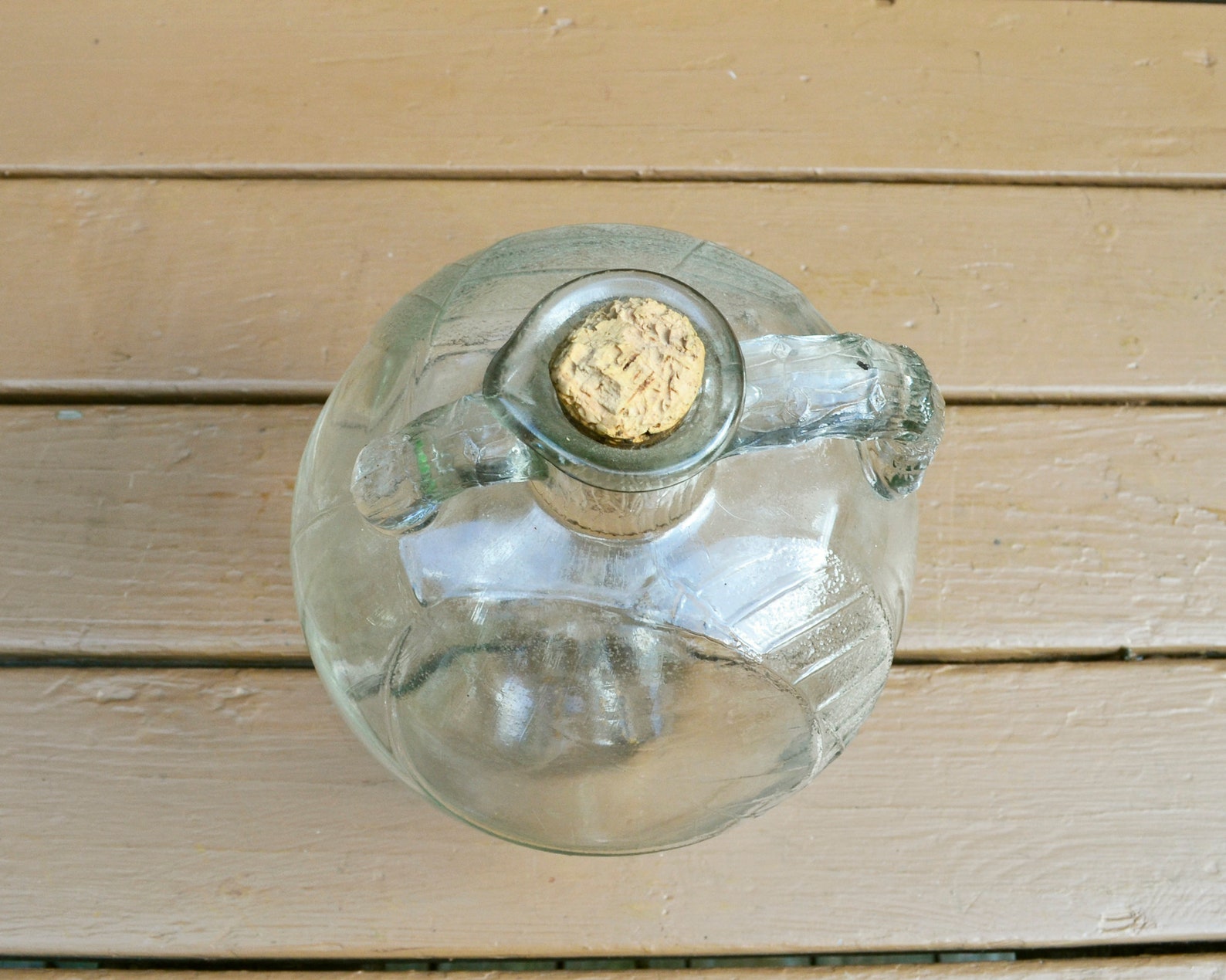 Apple Jug Vintage Glass Apple Cider Vinegar Jug Apple Jar Etsy