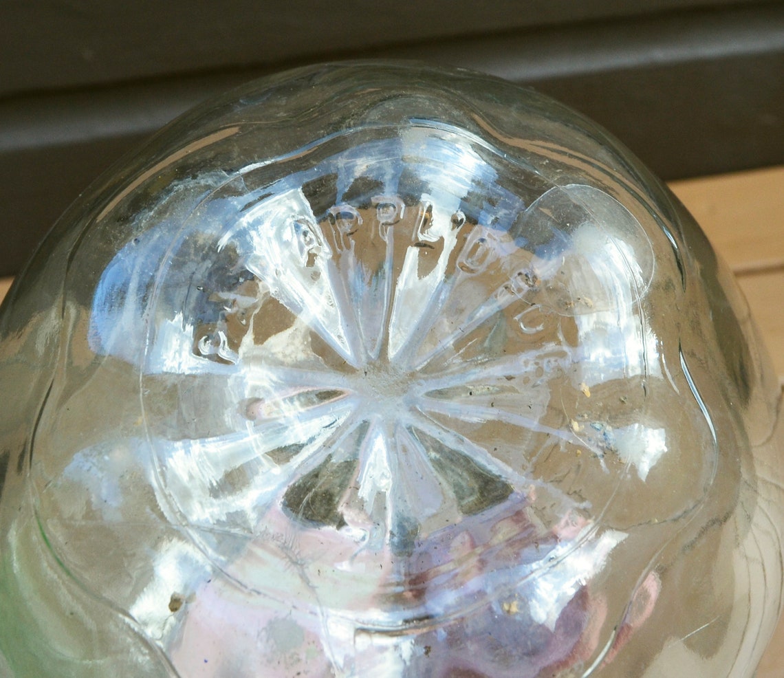 Apple Jug Vintage Glass Apple Cider Vinegar Jug Apple Jar Etsy