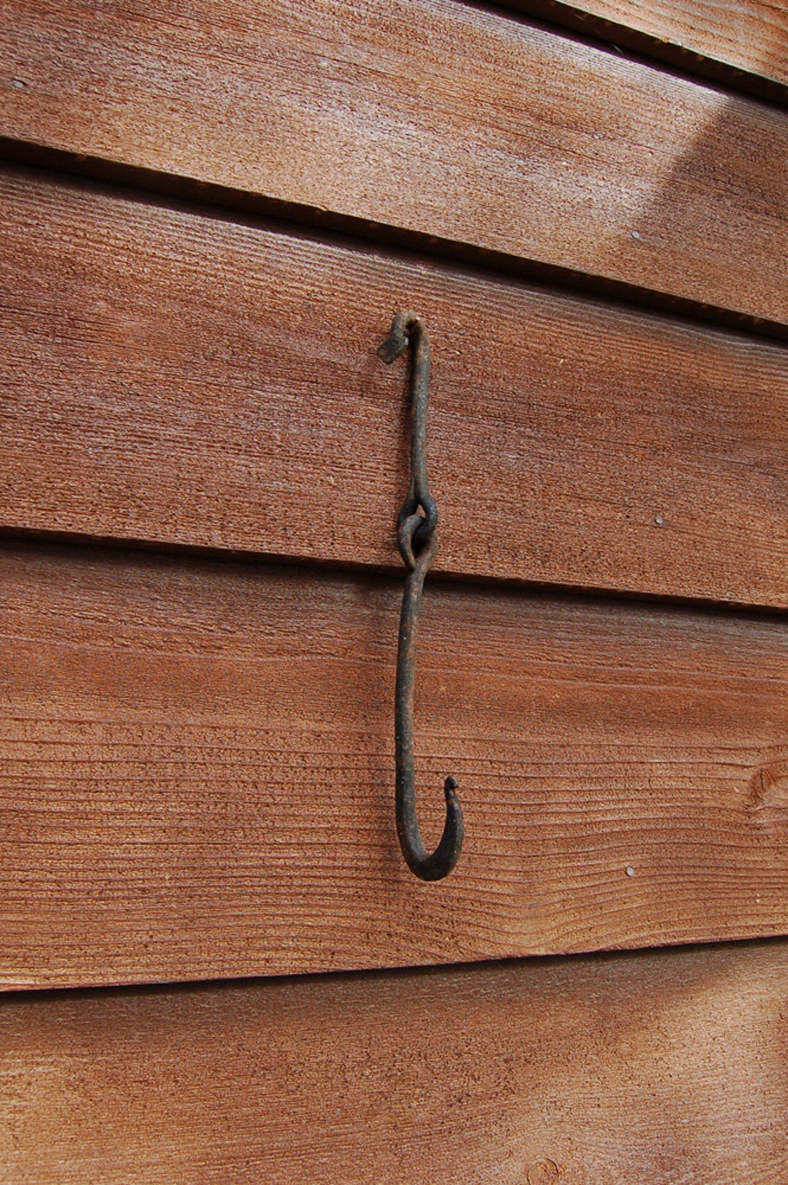 Antique Wrought Iron Fireplace Crane Hook Hearth Trammel Etsy