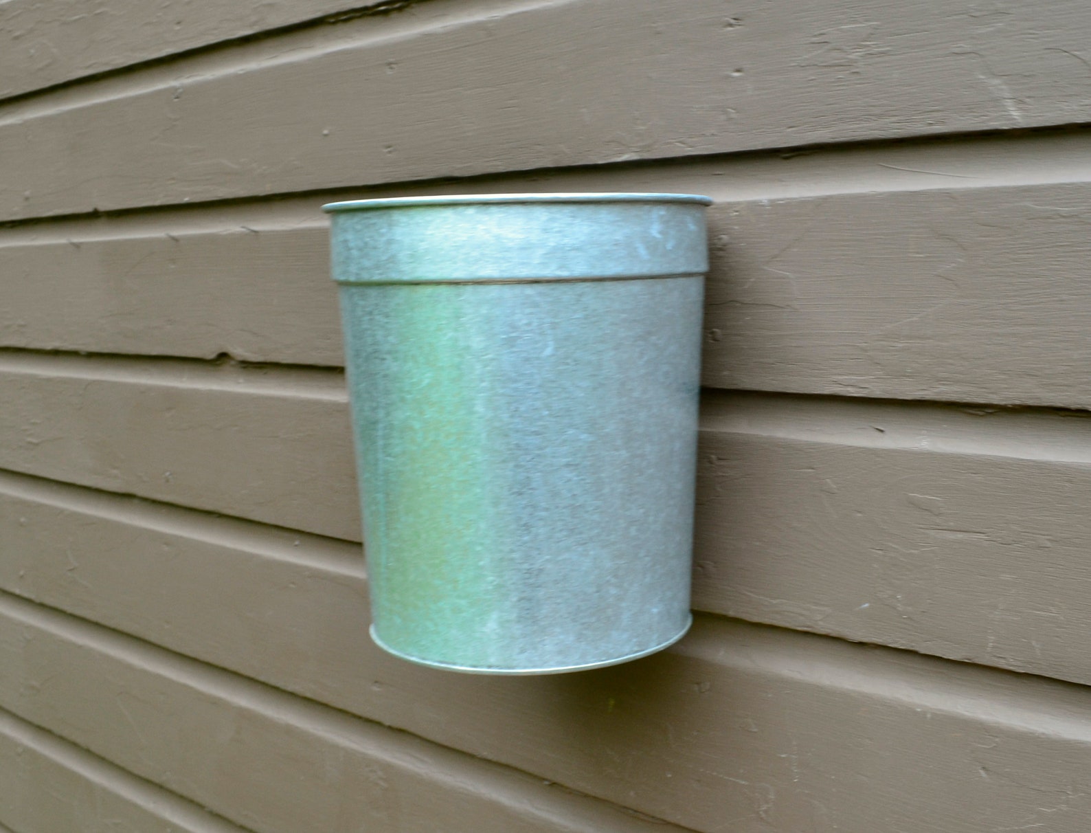 Galvanized Sap Bucket Tall Galvanized Sap Bucket Vintage Etsy
