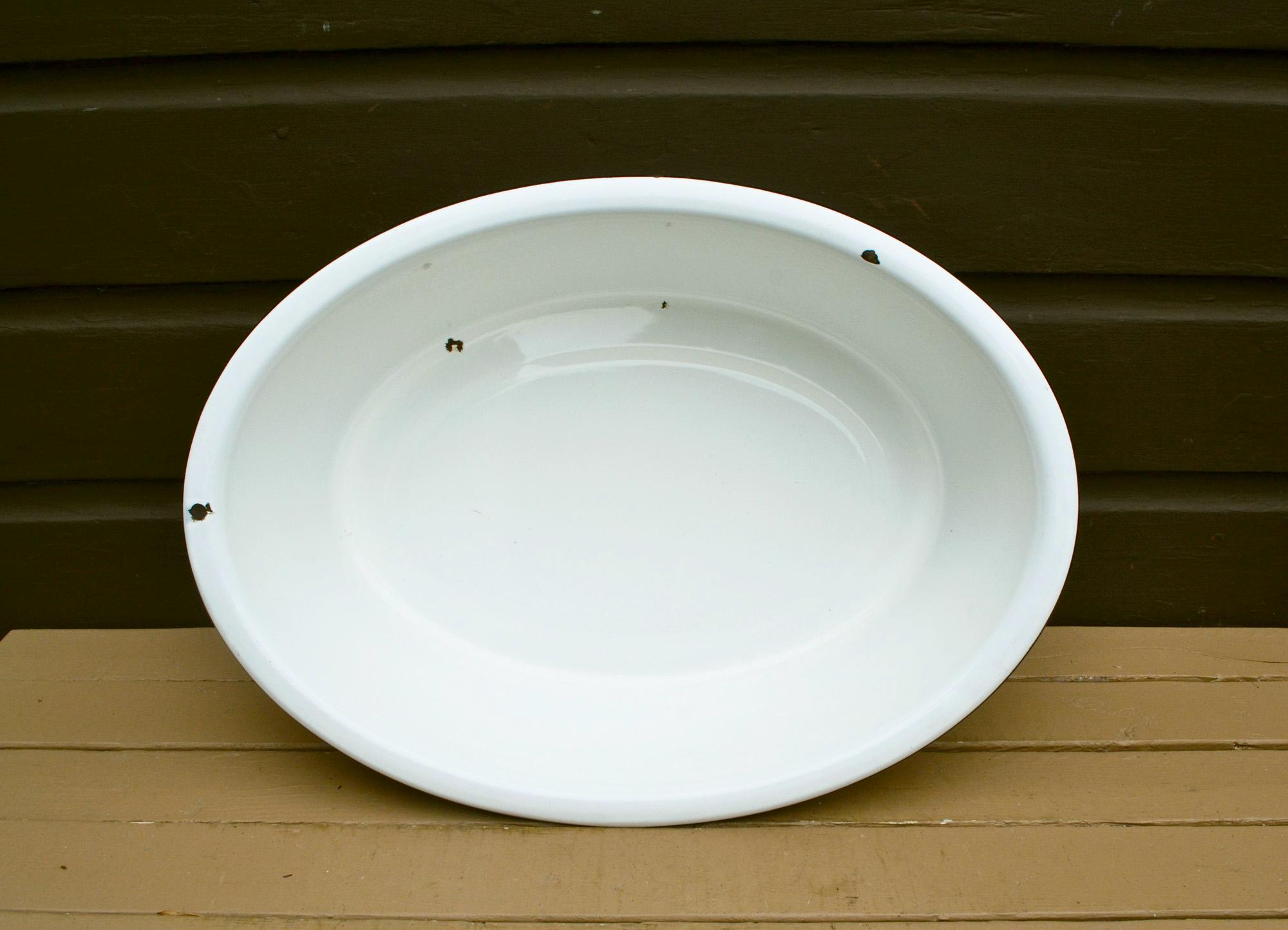 アンティーク　オーバルウォッシュタブ Vintage Enamel Wash Tub - Etsy