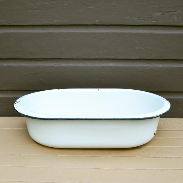 Enamel Wash Basin - Etsy