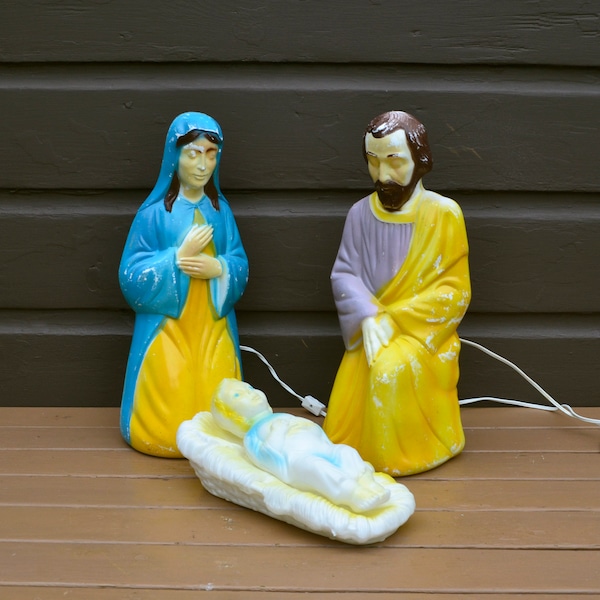 Nativity Blow Mold Etsy