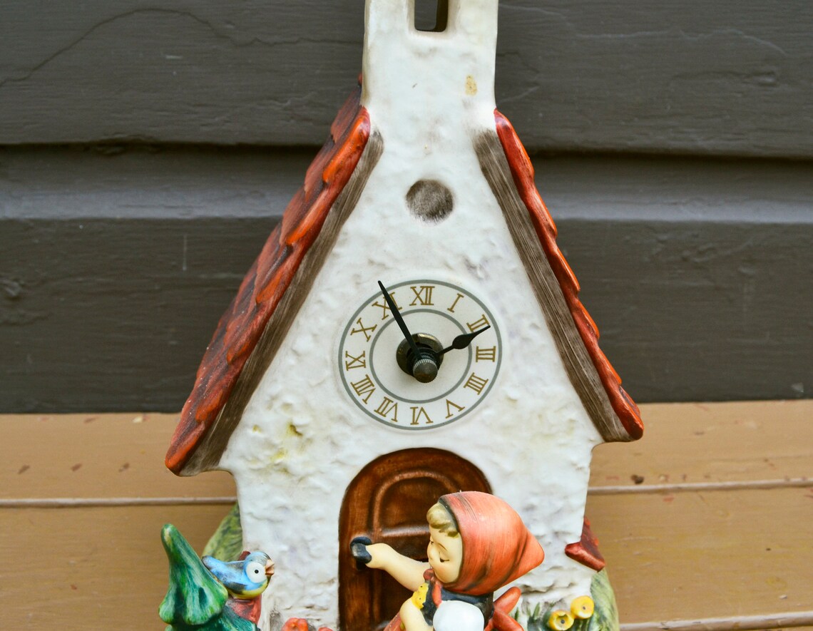 Hummel Chapel Time Clock Vintage M I Hummel Clock 442 Etsy