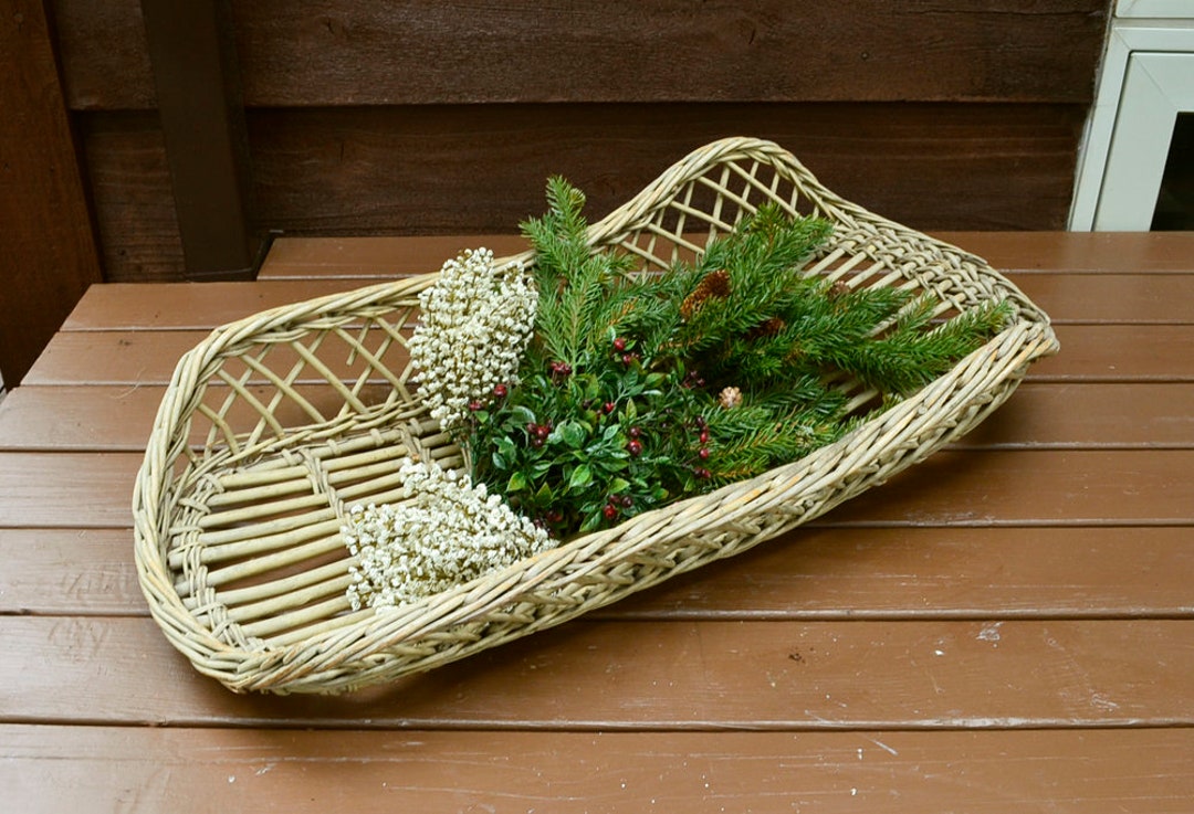 Wicker Baby Basket Vintage Nursery Scale Basket Only Gift Etsy