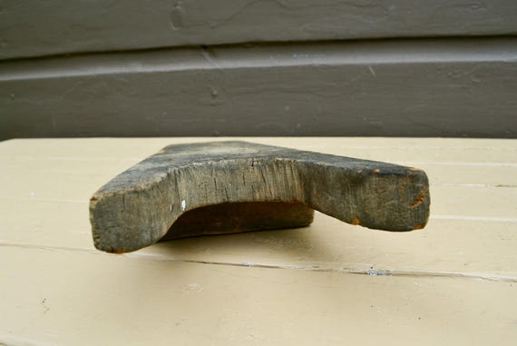 Rustic Boot Jack, Primitive Wood Boot Jack, Antiq… - image 5