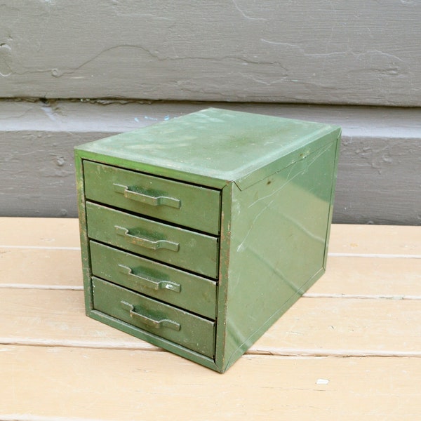 Small Metal Parts Box, Industrial Storage Box, Small Tool Cabinet