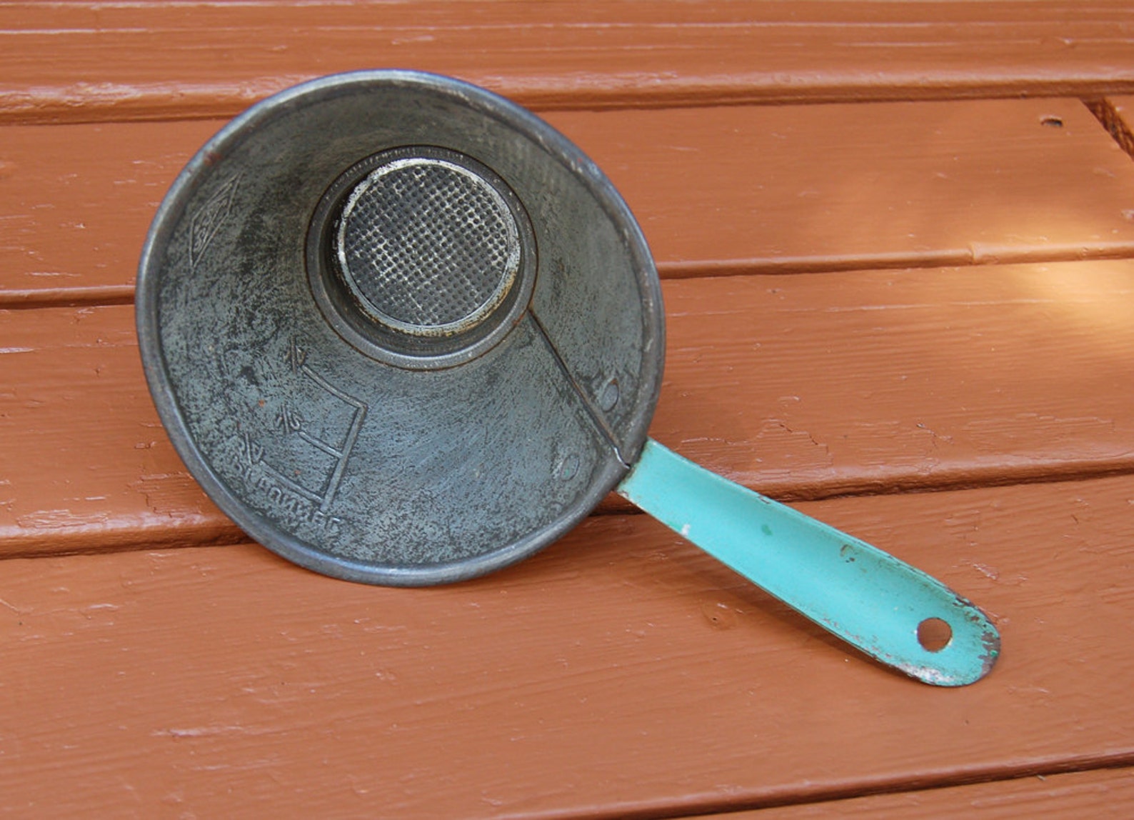Antique Nesco Tin Funnel Tinware Canning Funnel Vintage Etsy