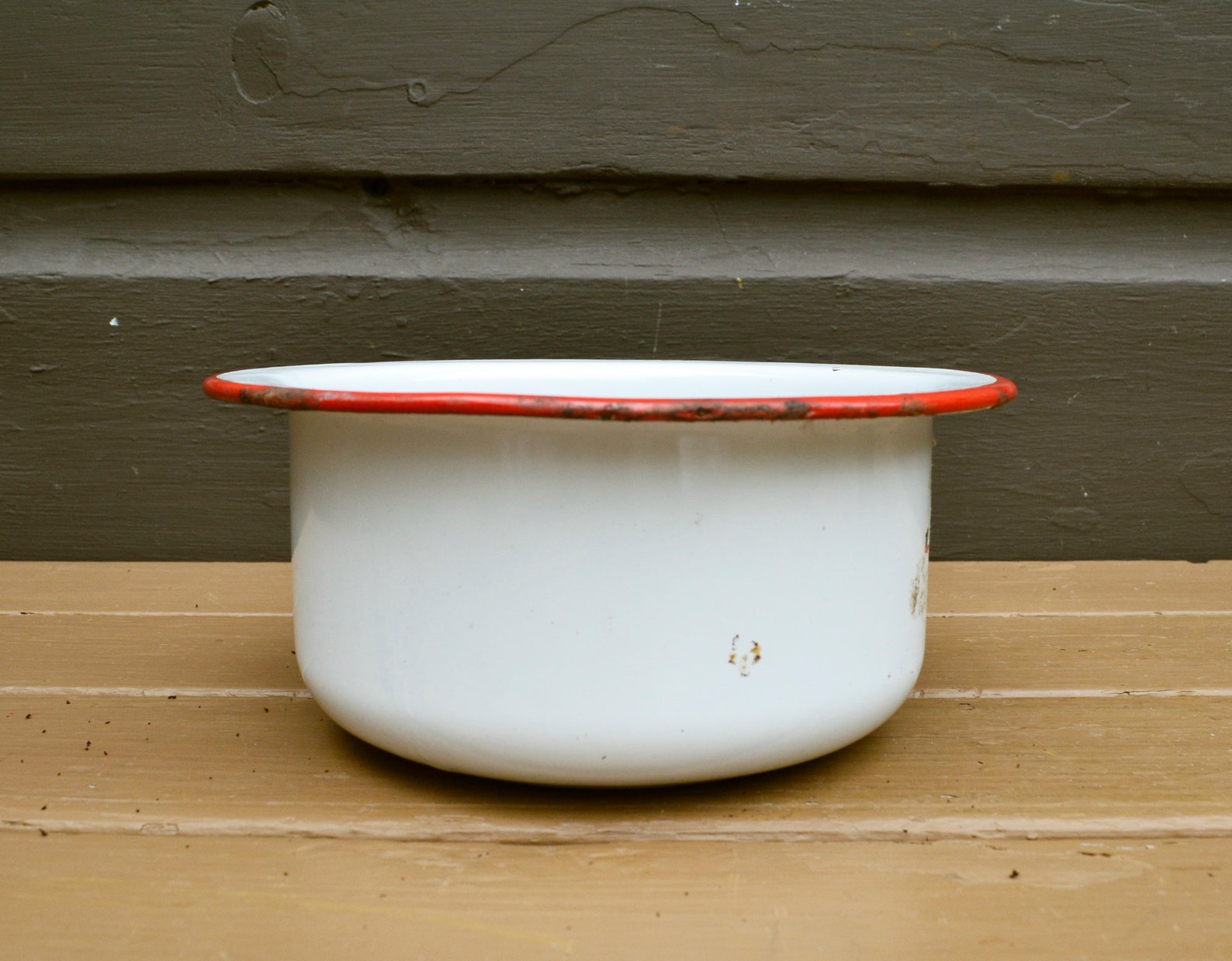 Enamel Chamber Pot Vintage Federal Enamel Chamber Pot Enamel Etsy