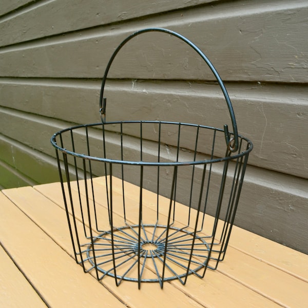 Vintage Wire Basket Etsy