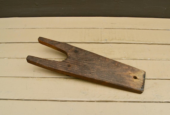 Rustic Boot Jack, Primitive Wood Boot Jack, Antique Boot Puller