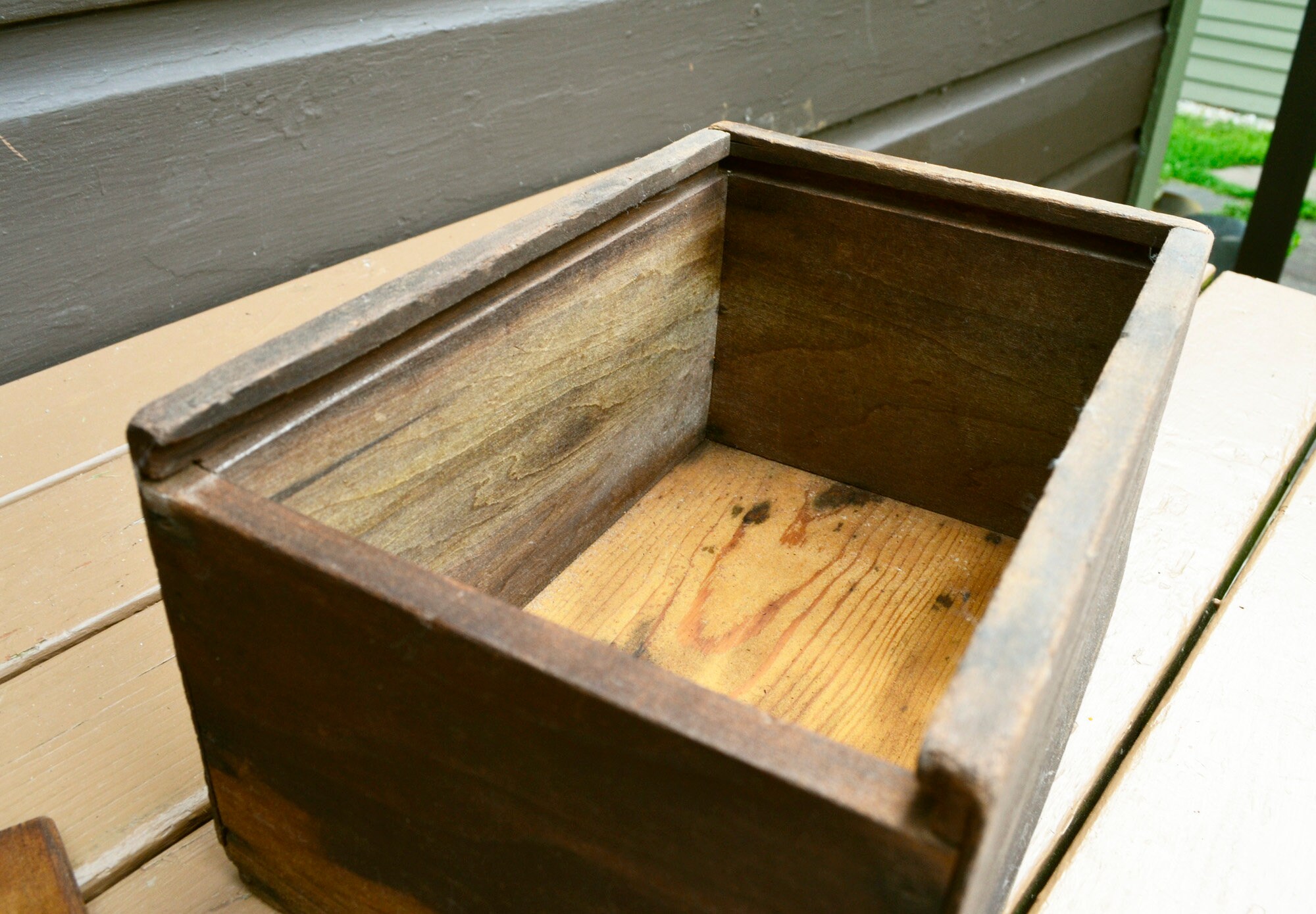 Antique Candle Box, Primitive Candle Box, Slide Top Box - Etsy