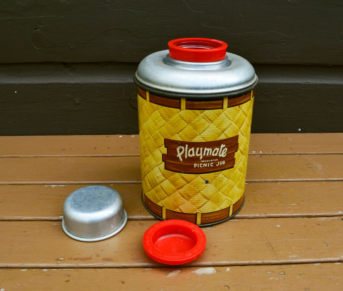 Playmate Insulated Picnic Jug Vintage Camp Drink Jug Hot or Etsy
