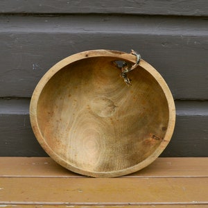 Wooden Bowl, Vintage Pine Bowl, Live Edge Bowl, Woodenware