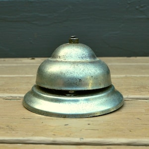 Counter Bell, Vintage Call Bell, Front Desk Bell, Service Bell, Shop Bell