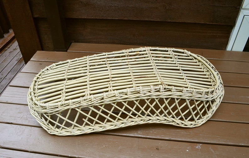 Wicker Baby Basket Vintage Nursery Scale Basket Only Gift Etsy
