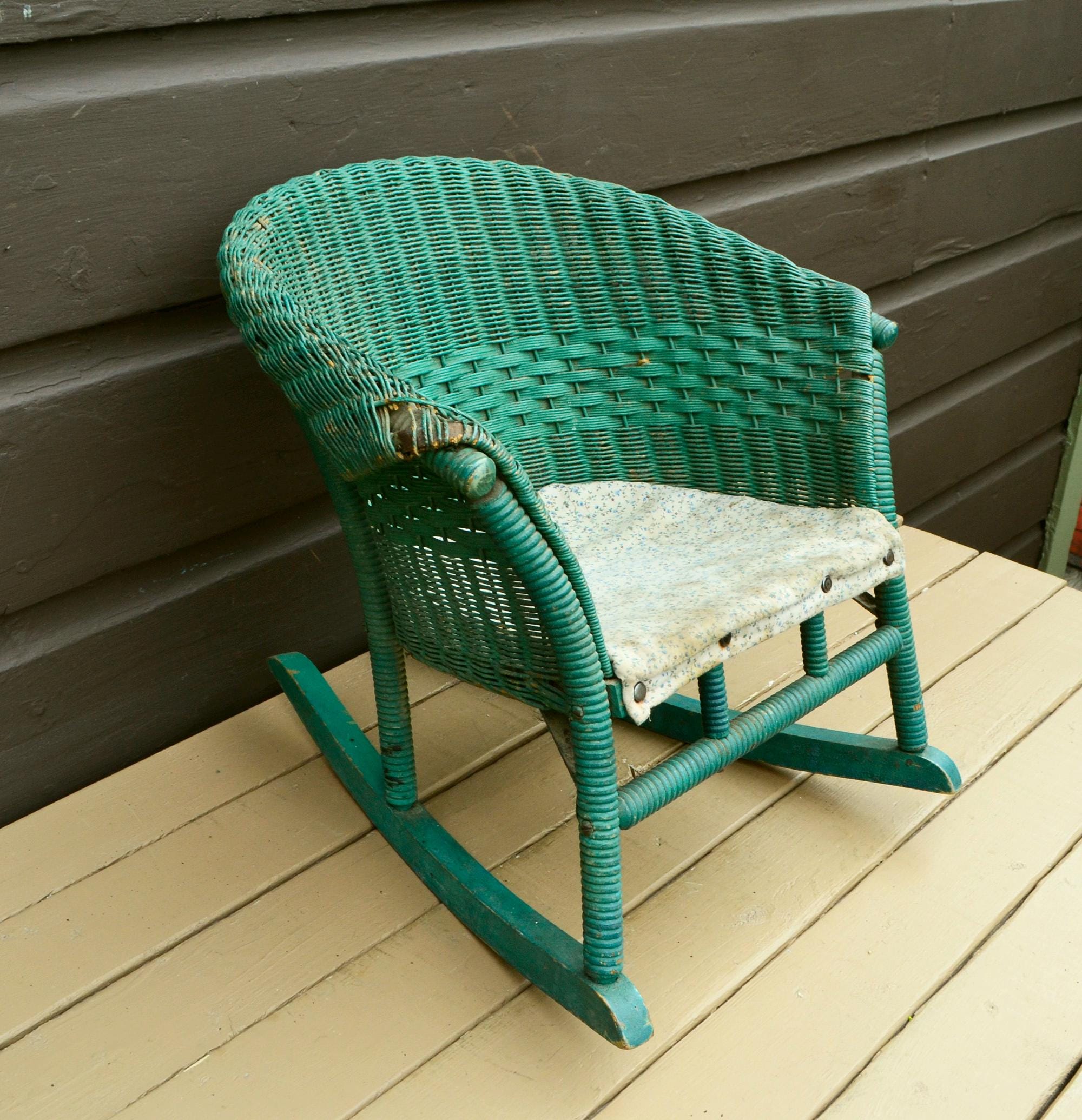 Childs Rocking Chair Vintage - Etsy