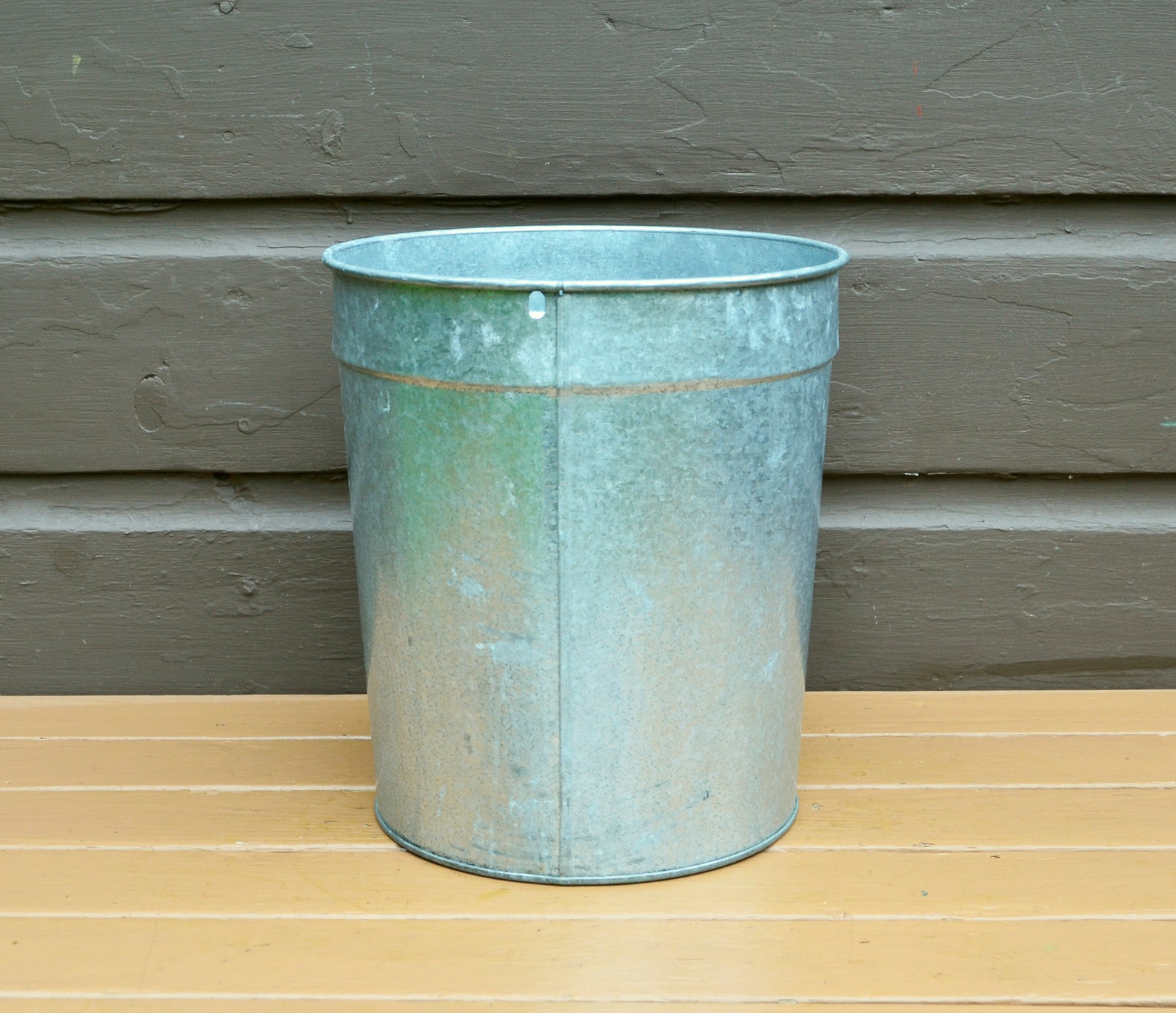 Galvanized Sap Bucket Tall Galvanized Sap Bucket Vintage Etsy