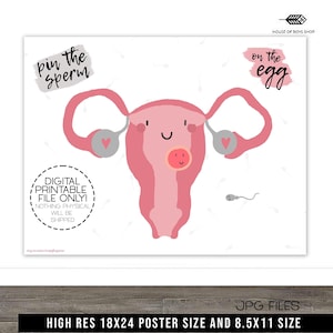 Pin The Sperm on the Egg, Pin The Tail Game,