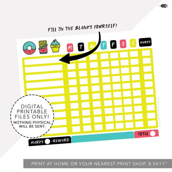 Kids Incentive Chart