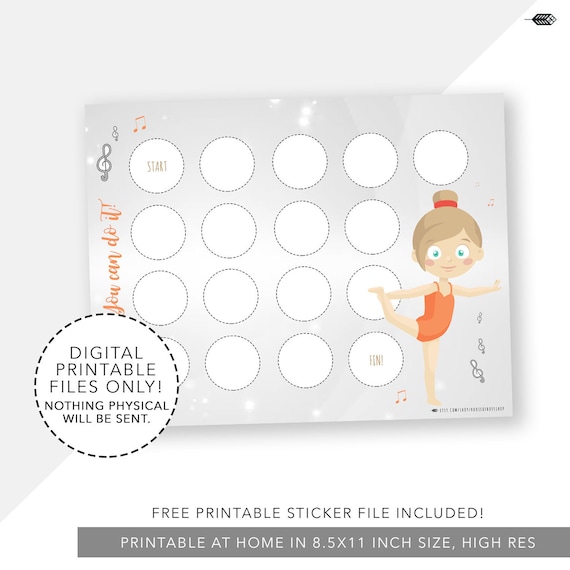 Printable Sticker Chart For Kids