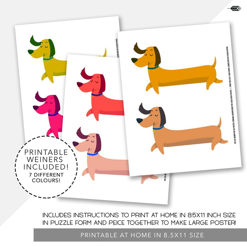 Custom Pin the Tail Party Game Pin the Weiner Pin the Tail Etsy