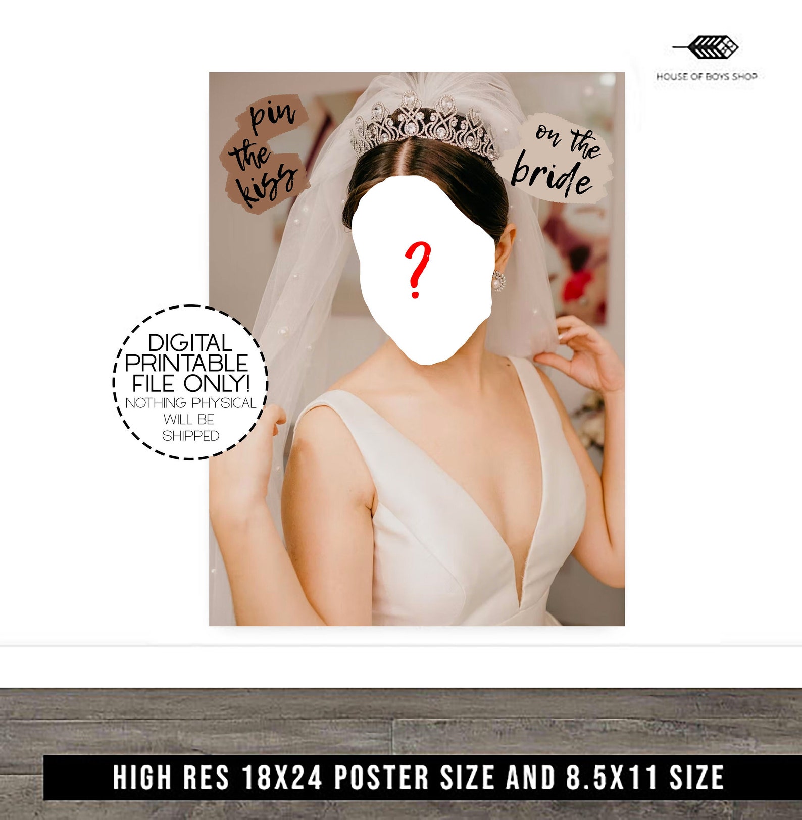 Custom Pin the Tail Game Pin the Kiss Party Game Hens Pin Etsy