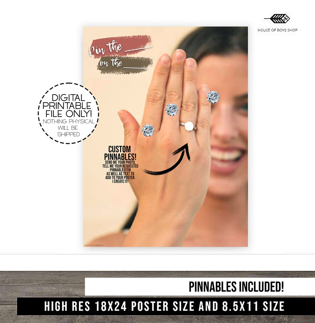 CUSTOM Pin the Tail Game Custom Pin the Tail Pin the Tail Etsy