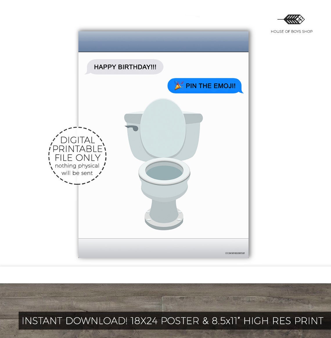 Pin the Emoji Birthday Party Game (digital Download) - Etsy, image size:1140x1166