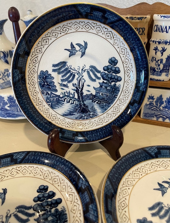 Dining & Serving Blue Willow Bread & Butter Plate Nikko Double Phoenix