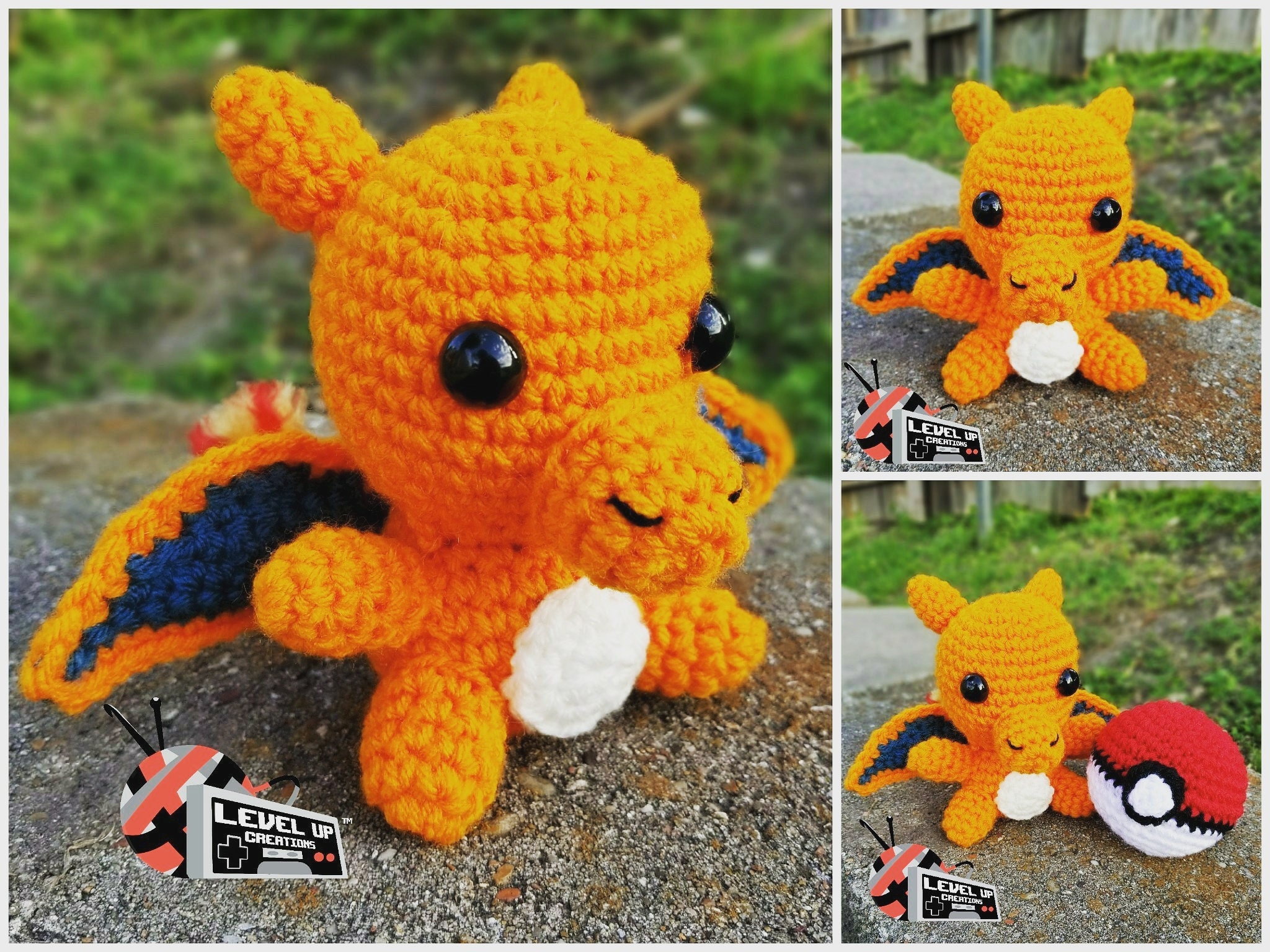 Charizard Chibi Inspired Doll SHINY CHARIZARD AVAILABLE - Etsy