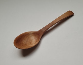 The Wooden Teaspoon in Maple, Dip or Garnish Serving Spoon, Oryoki Spoon, Thank-you Gift, Coffee or Tea Scoop, Sugar Spoon, Camp Spoon