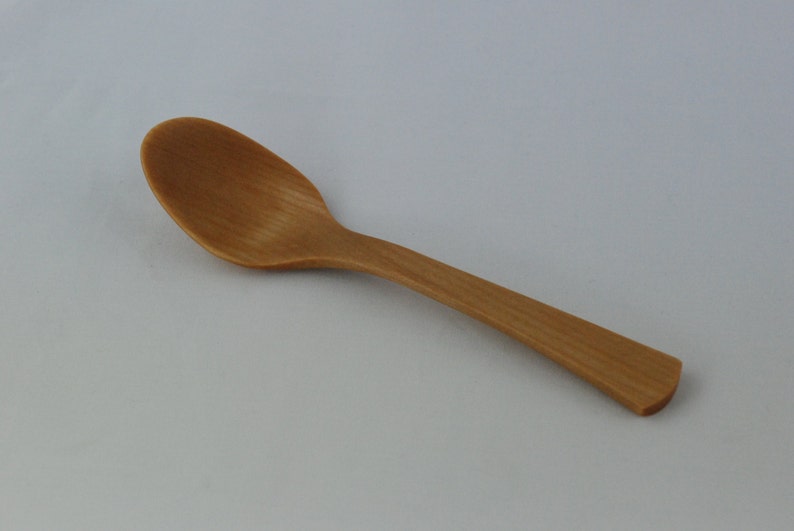 The Wooden Teaspoon in Maple, Dip or Garnish Serving Spoon, Oryoki Spoon, Thank-you Gift, Coffee or Tea Scoop, Sugar Spoon, Camp Spoon image 6