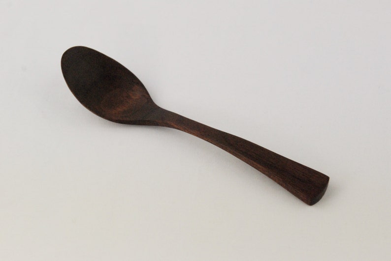 The Wooden Teaspoon, Hand Carved Walnut Spoon, Ladle, Wood Coffee Scoop, Sugar Spoon, Thank You Gift, Hospitality Gift image 5