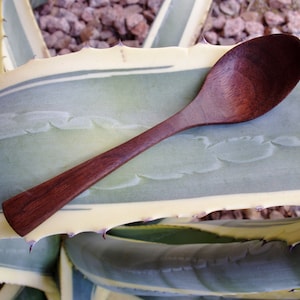 The Wooden Teaspoon, Hand Carved Walnut Spoon, Ladle, Wood Coffee Scoop, Sugar Spoon, Thank You Gift, Hospitality Gift image 1