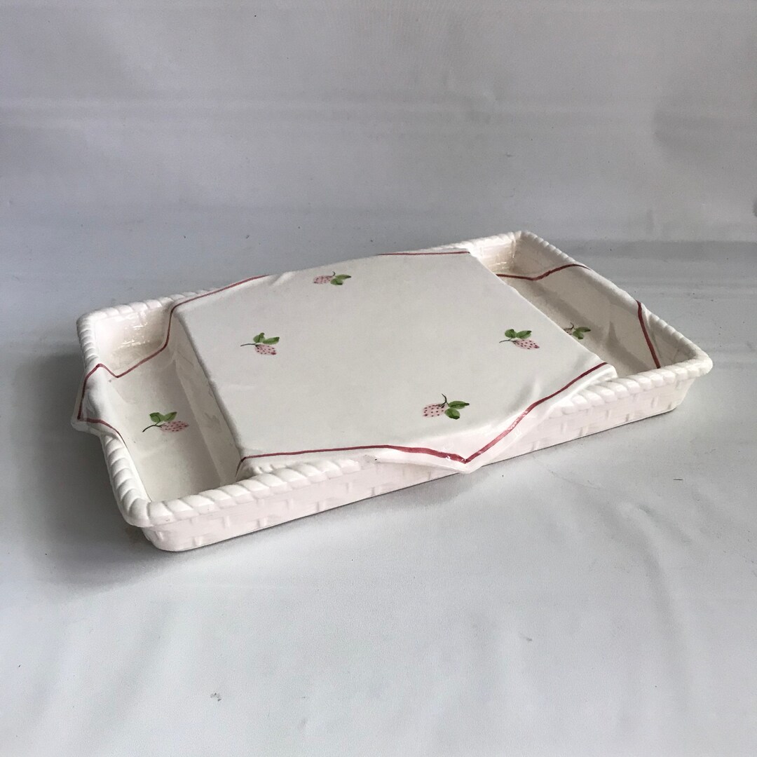 Stafford Original Cheese Cracker Tray Dresser Tray Pink Etsy Norway