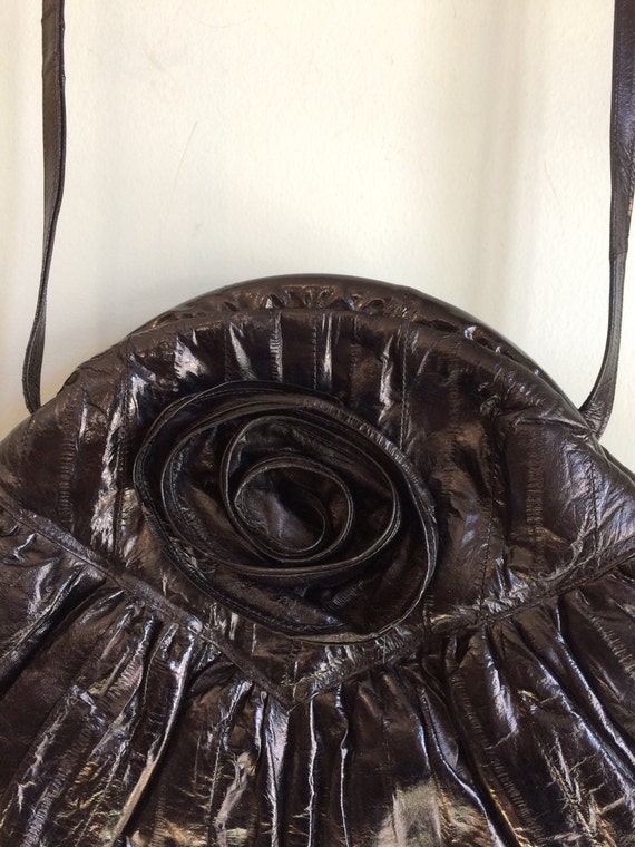 Vintage Eel Skin Shoulder Bag Purse