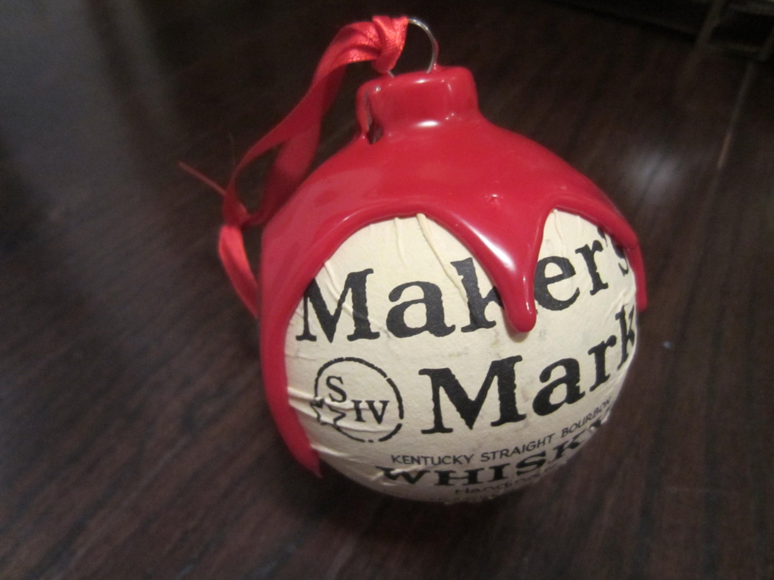 Makers Mark Bourbon Whisky Christmas Ornament Kentucky  Etsy