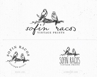 bird nest logo etsy