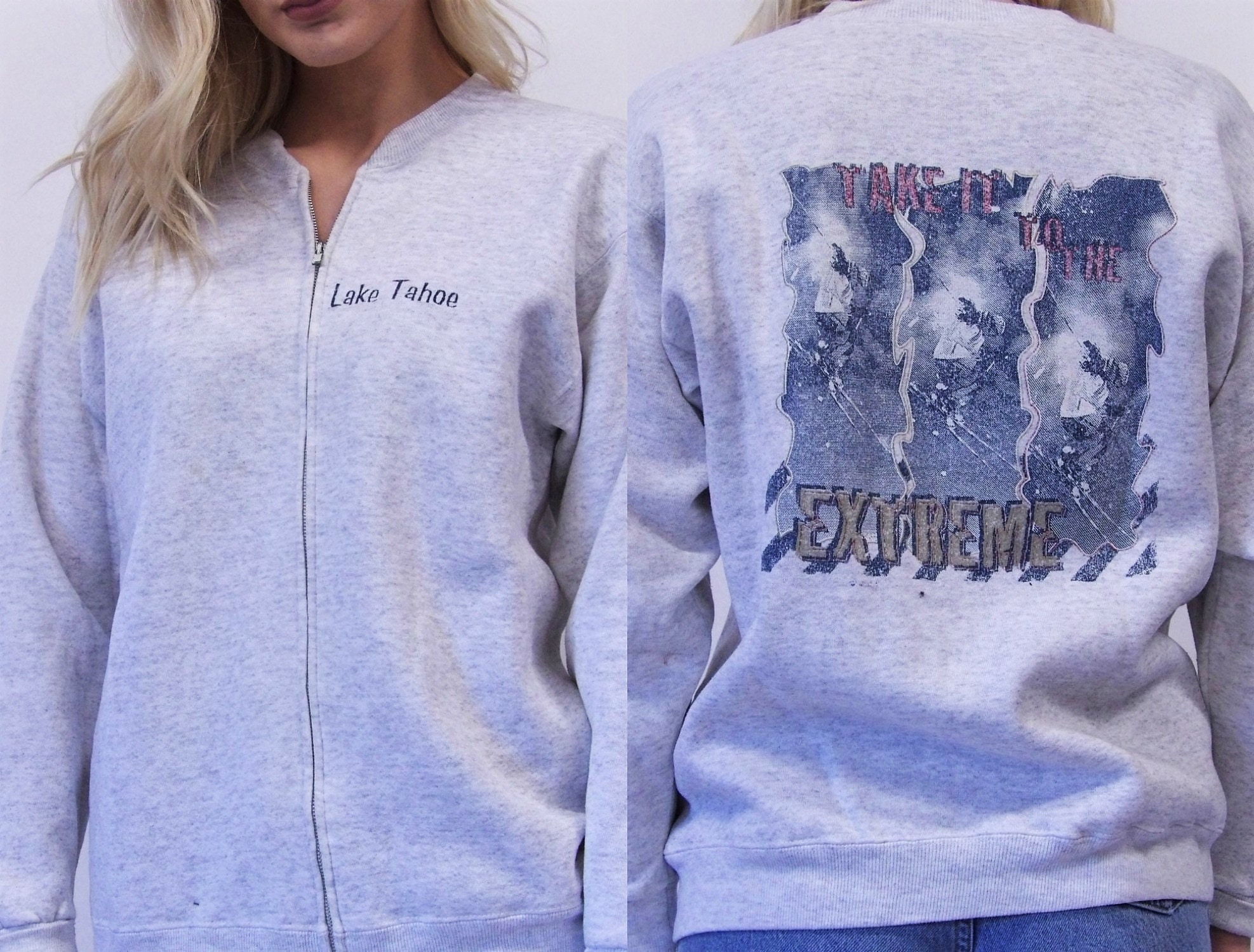 vintage ski sweatshirt