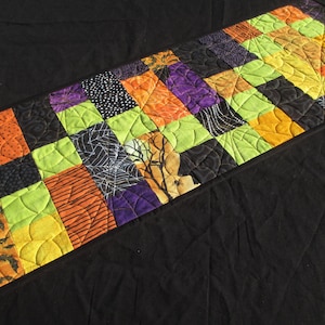 Quilted Halloween Table Runner