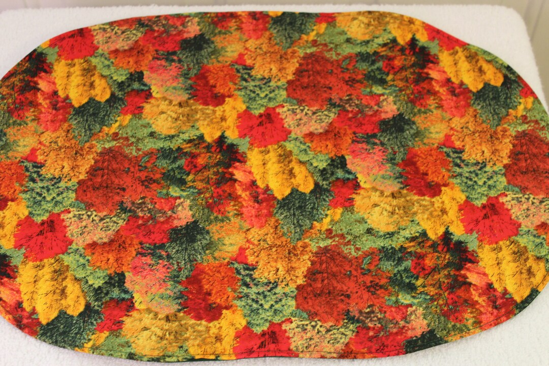 Set of 4 Oval Placemats Etsy