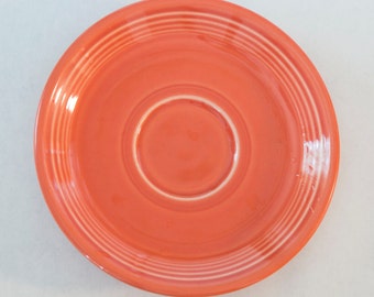 Persimmon Fiesta Ware Saucer