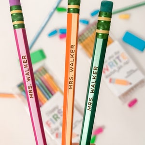 Personalized Back to School Pencils With Student Name - Etsy